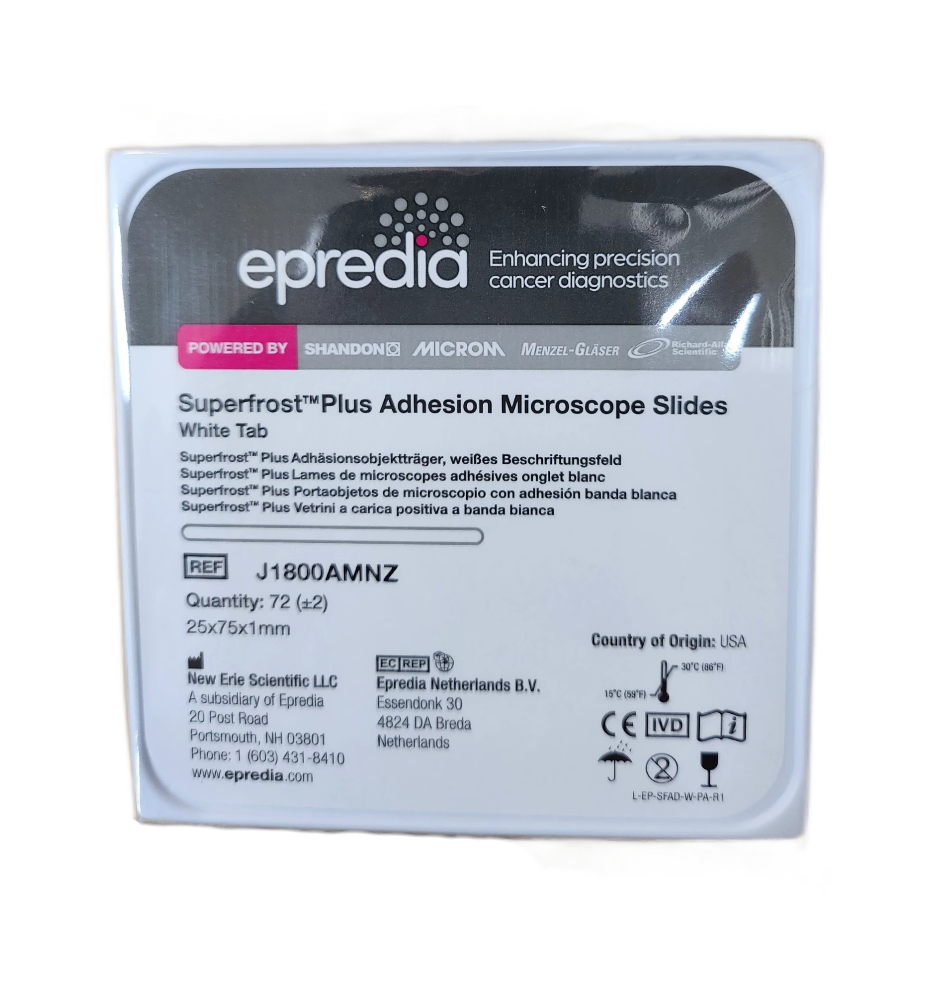 Предметные стекла Superfrost plus